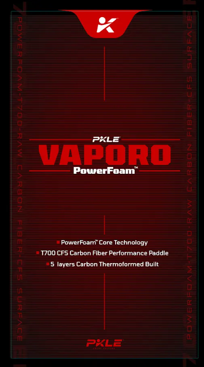 PKLE PicklePro Shop Launches VAPORO PowerFoam™: Revolutionary Foam Core Technology Delivers Up to 23% More Power