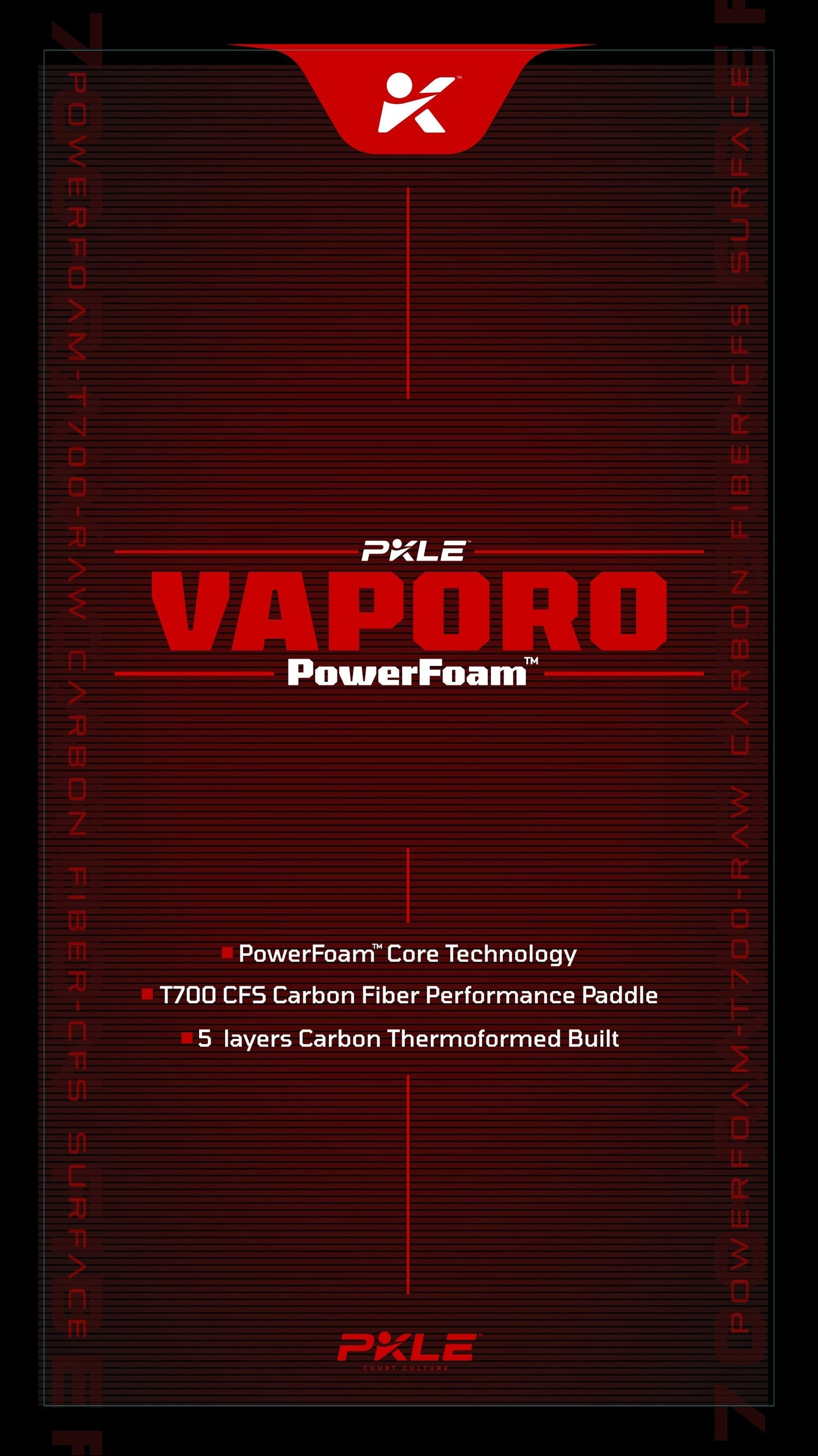 VAPORO PowerFoam - new model of pickleball paddle