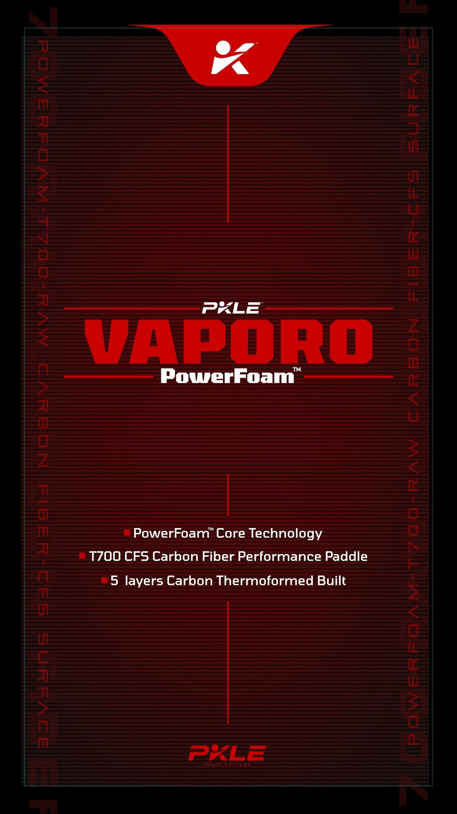 VAPORO PowerFoam - new model of pickleball paddle