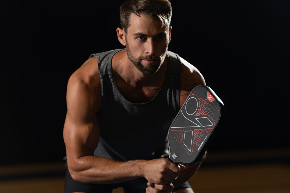 Spin control carbon pickleball paddle
