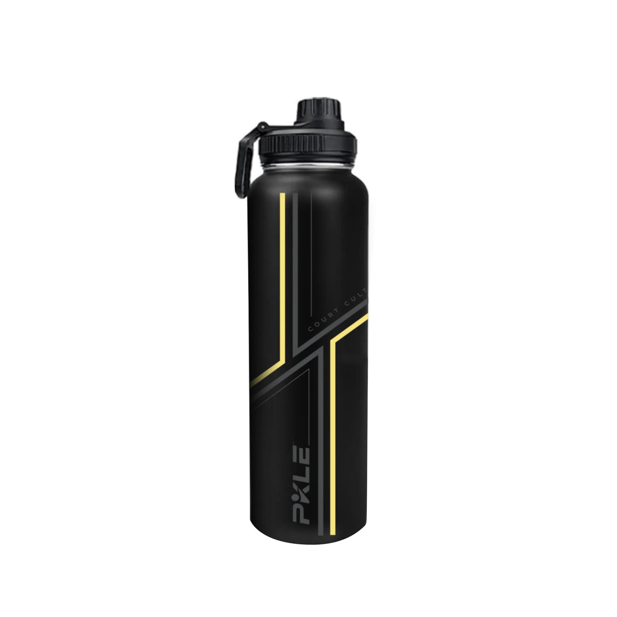 PKLE insulated sports water bottle 24oz side view
