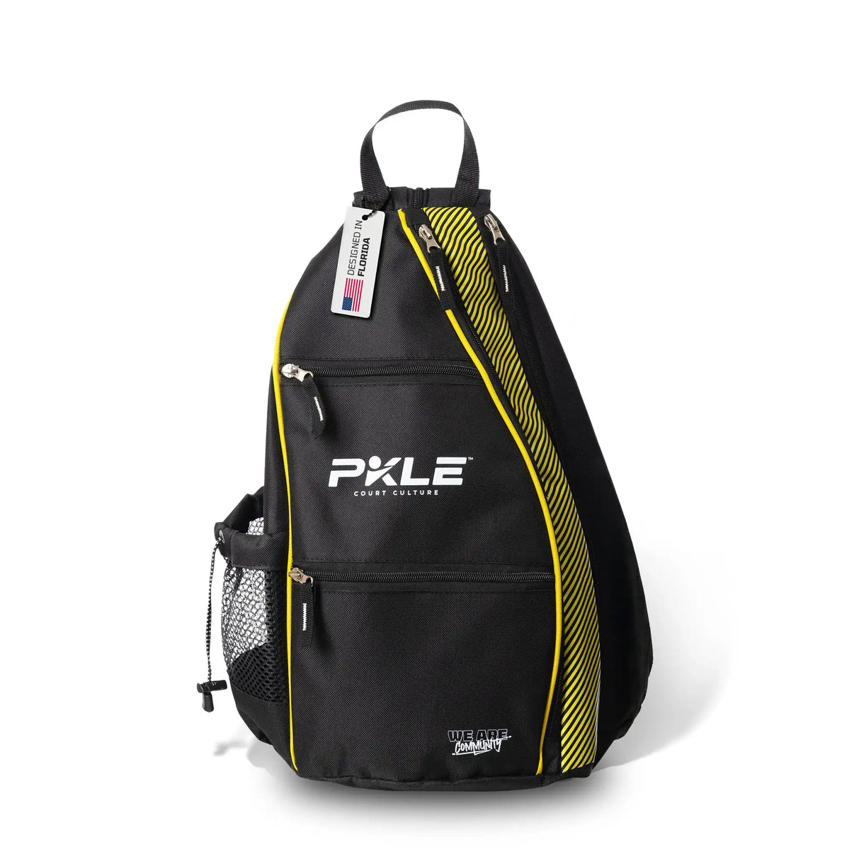 PKLE Duo weather-resistant pickleball backpack feature, designed in Florida